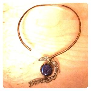 Handmade geode necklace